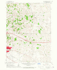 Iowa City East Iowa Historical topographic map, 1:24000 scale, 7.5 X 7.5 Minute, Year 1965