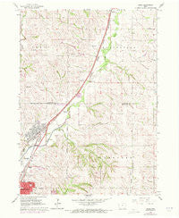 James Iowa Historical topographic map, 1:24000 scale, 7.5 X 7.5 Minute, Year 1964