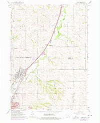James Iowa Historical topographic map, 1:24000 scale, 7.5 X 7.5 Minute, Year 1964