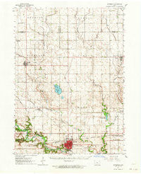 Jefferson Iowa Historical topographic map, 1:62500 scale, 15 X 15 Minute, Year 1962