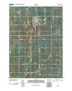 Jesup Iowa Historical topographic map, 1:24000 scale, 7.5 X 7.5 Minute, Year 2010