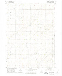 Kanawha SE Iowa Historical topographic map, 1:24000 scale, 7.5 X 7.5 Minute, Year 1972