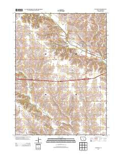 Kellogg Iowa Historical topographic map, 1:24000 scale, 7.5 X 7.5 Minute, Year 2013