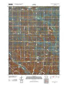 Keystone South Iowa Historical topographic map, 1:24000 scale, 7.5 X 7.5 Minute, Year 2010