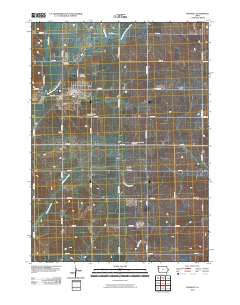 Kingsley Iowa Historical topographic map, 1:24000 scale, 7.5 X 7.5 Minute, Year 2010