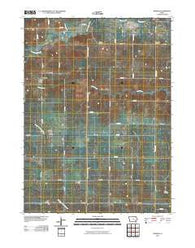 Kinross Iowa Historical topographic map, 1:24000 scale, 7.5 X 7.5 Minute, Year 2010