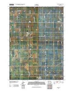Knierim Iowa Historical topographic map, 1:24000 scale, 7.5 X 7.5 Minute, Year 2010