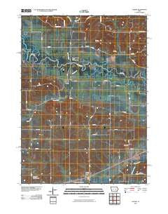 Ladora Iowa Historical topographic map, 1:24000 scale, 7.5 X 7.5 Minute, Year 2010