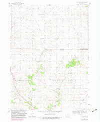 Lafayette Iowa Historical topographic map, 1:24000 scale, 7.5 X 7.5 Minute, Year 1968