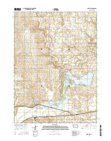 Lake View Iowa Current topographic map, 1:24000 scale, 7.5 X 7.5 Minute, Year 2015