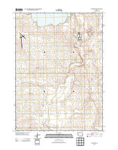 Lakeside Iowa Historical topographic map, 1:24000 scale, 7.5 X 7.5 Minute, Year 2013