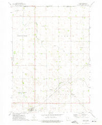 Lakota Iowa Historical topographic map, 1:24000 scale, 7.5 X 7.5 Minute, Year 1972