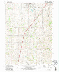 Lamoni South Iowa Historical topographic map, 1:24000 scale, 7.5 X 7.5 Minute, Year 1981