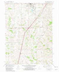 Lamoni South Iowa Historical topographic map, 1:24000 scale, 7.5 X 7.5 Minute, Year 1981