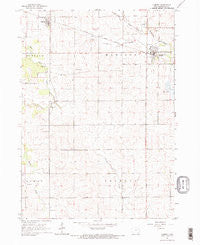 Lamont Iowa Historical topographic map, 1:24000 scale, 7.5 X 7.5 Minute, Year 1965