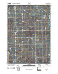 Lamont Iowa Historical topographic map, 1:24000 scale, 7.5 X 7.5 Minute, Year 2010
