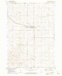Larchwood Iowa Historical topographic map, 1:24000 scale, 7.5 X 7.5 Minute, Year 1971