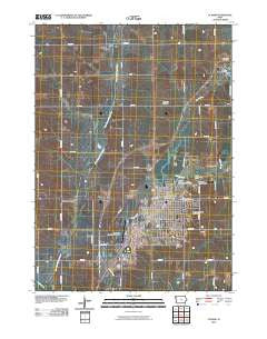 Le Mars Iowa Historical topographic map, 1:24000 scale, 7.5 X 7.5 Minute, Year 2010