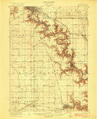 Lehigh Iowa Historical topographic map, 1:62500 scale, 15 X 15 Minute, Year 1923