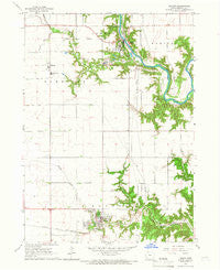 Lehigh Iowa Historical topographic map, 1:24000 scale, 7.5 X 7.5 Minute, Year 1965
