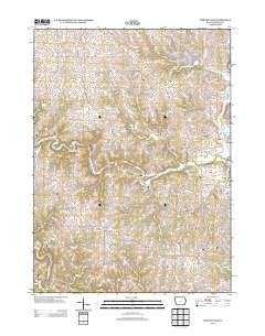 Leisure Lake Iowa Historical topographic map, 1:24000 scale, 7.5 X 7.5 Minute, Year 2013