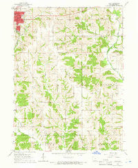 Leon Iowa Historical topographic map, 1:24000 scale, 7.5 X 7.5 Minute, Year 1964