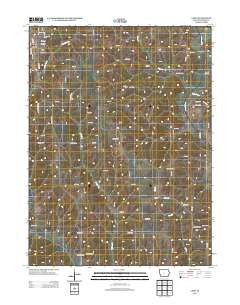 Leon Iowa Historical topographic map, 1:24000 scale, 7.5 X 7.5 Minute, Year 2013