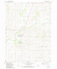 Lewis Iowa Historical topographic map, 1:24000 scale, 7.5 X 7.5 Minute, Year 1971