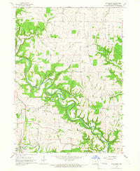 Littleport Iowa Historical topographic map, 1:24000 scale, 7.5 X 7.5 Minute, Year 1964