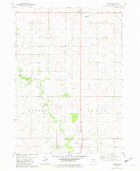Lourdes Iowa Historical topographic map, 1:24000 scale, 7.5 X 7.5 Minute, Year 1981