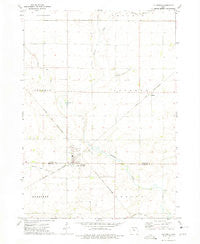 Lu Verne Iowa Historical topographic map, 1:24000 scale, 7.5 X 7.5 Minute, Year 1972