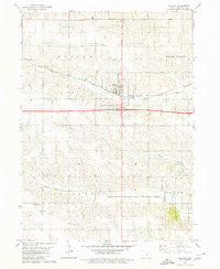 Malcom Iowa Historical topographic map, 1:24000 scale, 7.5 X 7.5 Minute, Year 1979