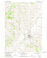 Mapleton Iowa Historical topographic map, 1:24000 scale, 7.5 X 7.5 Minute, Year 1969