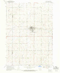 Marcus Iowa Historical topographic map, 1:24000 scale, 7.5 X 7.5 Minute, Year 1969