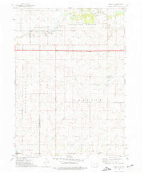 Masonville Iowa Historical topographic map, 1:24000 scale, 7.5 X 7.5 Minute, Year 1973