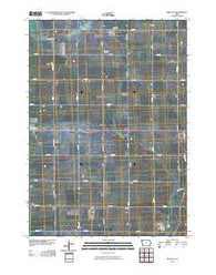 Matlock Iowa Historical topographic map, 1:24000 scale, 7.5 X 7.5 Minute, Year 2010