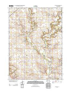 Maxwell Iowa Historical topographic map, 1:24000 scale, 7.5 X 7.5 Minute, Year 2013