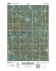 Maynard Iowa Historical topographic map, 1:24000 scale, 7.5 X 7.5 Minute, Year 2010