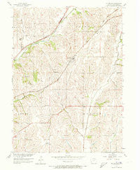 Mc Clelland Iowa Historical topographic map, 1:24000 scale, 7.5 X 7.5 Minute, Year 1956