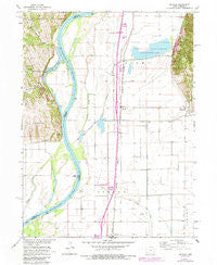 Mc Paul Iowa Historical topographic map, 1:24000 scale, 7.5 X 7.5 Minute, Year 1966