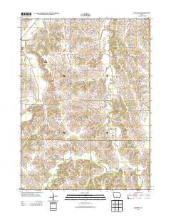 Medora Iowa Historical topographic map, 1:24000 scale, 7.5 X 7.5 Minute, Year 2013