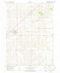 Melbourne Iowa Historical topographic map, 1:24000 scale, 7.5 X 7.5 Minute, Year 1975