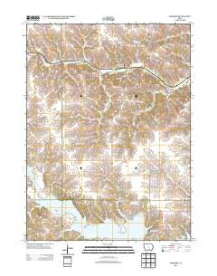 Melrose Iowa Historical topographic map, 1:24000 scale, 7.5 X 7.5 Minute, Year 2013