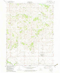 Menlo Iowa Historical topographic map, 1:24000 scale, 7.5 X 7.5 Minute, Year 1982