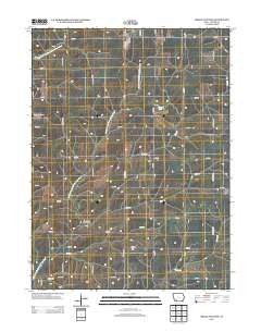 Merle Junction Iowa Historical topographic map, 1:24000 scale, 7.5 X 7.5 Minute, Year 2013