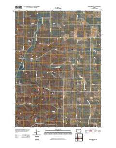 Millnerville Iowa Historical topographic map, 1:24000 scale, 7.5 X 7.5 Minute, Year 2010
