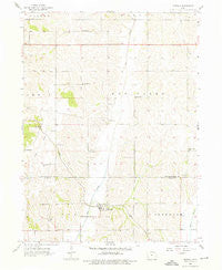 Mineola Iowa Historical topographic map, 1:24000 scale, 7.5 X 7.5 Minute, Year 1956