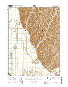 Missouri Valley NW Iowa Current topographic map, 1:24000 scale, 7.5 X 7.5 Minute, Year 2015