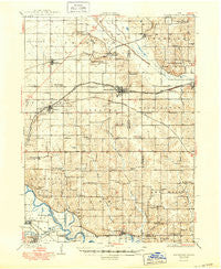 Mitchellville Iowa Historical topographic map, 1:62500 scale, 15 X 15 Minute, Year 1930