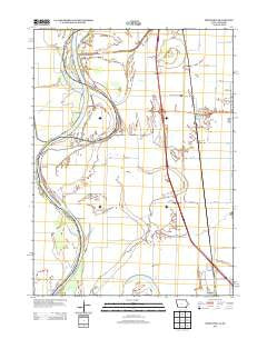 Mondamin Iowa Historical topographic map, 1:24000 scale, 7.5 X 7.5 Minute, Year 2013